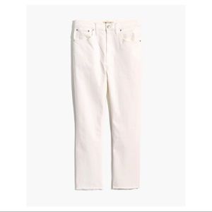 Madewell - The High-Rise Slim Boyjean - Tile White